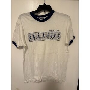 Vintage 1980s Essex Corp Ringer T-shirt Size L